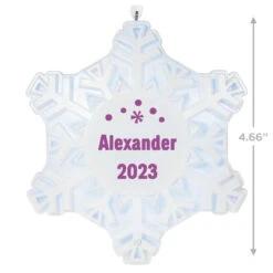 Hallmark Magic Sparkling Snowflake Block Text Personalized Ornament With Light -Hallmark Sales Store Magic Sparkling Snowflake Block Text Personalized Keepsake Ornament With Light 2999QHE2010B2 03