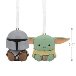 Better Together Star Wars: The Mandalorian™ And Grogu™ Magnetic Hallmark Ornaments, Set Of 2 -Hallmark Sales Store Mandalorian and Grogu Christmas Ornaments 3HCM2401 03