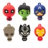 Mini Marvel Super Heroes Shatterproof Hallmark Ornaments, Set Of 6 -Hallmark Sales Store Marvel Super Heroes Miniature Christmas Ornaments Set of 6 2HCM9228 01