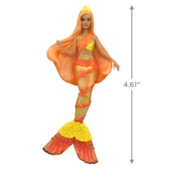 Hallmark Barbie™ Mermaid Ornament With Light 8 Hallmark Barbie™ Mermaid Ornament With Light -Hallmark Sales Store Mermaid Barbie Keepsake Ornament 1899QXI6999 03