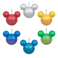 Hallmark Mini Disney Mickey Mouse Ornaments, Set Of 6 -Hallmark Sales Store Mickey Ears Balls Keepsake Ornaments 1599QSB6217 06