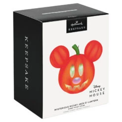 Hallmark Disney Mickey Mouse Mysterious Mickey Jack-o'-Lantern Ornament With Light -Hallmark Sales Store Mickey Mouse JackoLantern Keepsake Ornament 2699QFO5347 04