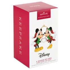 Hallmark Disney Mickey And Minnie A Season Of Love Ornament -Hallmark Sales Store Mickey and Minnie Hands Heart Keepsake Ornament 2099QXD6667 04
