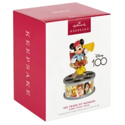 Hallmark Disney 100 Years Of Wonder Director Mickey Mouse Ornament With Light And Sound 9 Hallmark Disney 100 Years Of Wonder Director Mickey Mouse Ornament With Light And Sound -Hallmark Sales Store Mickey in Director Chair Keepsake Ornament 2999QXD6727 04