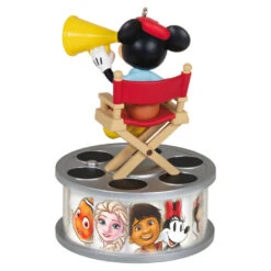 Hallmark Disney 100 Years Of Wonder Director Mickey Mouse Ornament With Light And Sound 11 Hallmark Disney 100 Years Of Wonder Director Mickey Mouse Ornament With Light And Sound -Hallmark Sales Store Mickey in Director Chair Keepsake Ornament 2999QXD6727 06