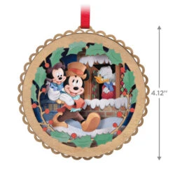 Hallmark Disney Mickey's Christmas Carol 40th Anniversary Papercraft Ornament -Hallmark Sales Store Mickeys Christmas Carol Characters Keepsake Ornament 1999QXD6669 03