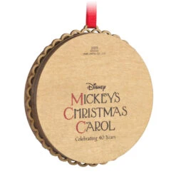 Hallmark Disney Mickey's Christmas Carol 40th Anniversary Papercraft Ornament -Hallmark Sales Store Mickeys Christmas Carol Characters Keepsake Ornament 1999QXD6669 06