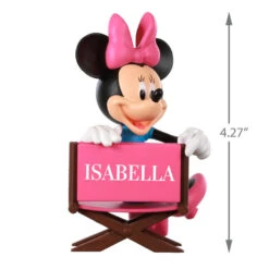 Hallmark Disney Minnie Mouse In Director's Chair Personalized Ornament -Hallmark Sales Store Minnie Mouse Directors Chair Personalized Ornament 2499QHE1961B1 03