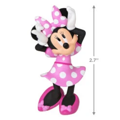 Hallmark Disney Minnie Mouse Polka-Dot Perfect Ornament -Hallmark Sales Store Minnie Mouse PolkaDot Dress Keepsake Ornament 1699QXD6539 03