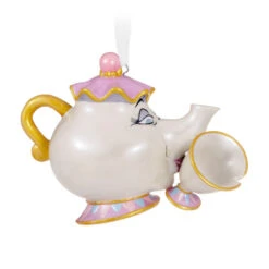 Hallmark Disney Beauty And The Beast A Mother's Love Porcelain Ornament -Hallmark Sales Store Mrs. Potts and Chip Keepsake Ornament 2499QHX3109 06