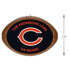 Hallmark NFL Football Chicago Bears Text Personalized Ornament -Hallmark Sales Store NFL Football Chicago Bears Text Personalized Ornament 2499QHE1985B6 03