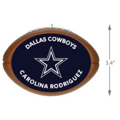 Hallmark NFL Football Dallas Cowboys Text Personalized Ornament -Hallmark Sales Store NFL Football Dallas Cowboys Text Personalized Ornament 2499QHE1985B3 03
