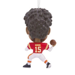 NFL Kansas City Chiefs Patrick Mahomes II Bouncing Buddy Hallmark Ornament -Hallmark Sales Store NFL Kansas City Chiefs Patrick Mahomes II Bouncing Buddy Christmas Ornament 1OSL1562 05