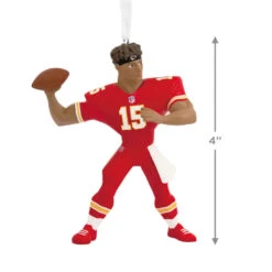 NFL Kansas City Chiefs Patrick Mahomes II Hallmark Ornament -Hallmark Sales Store NFL Kansas City Chiefs Patrick Mahomes II Christmas Ornament 1OSL1547 03