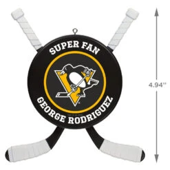 NHL Hockey Personalized Ornament, Pittsburgh Penguins® -Hallmark Sales Store NHLHockey Personalized Ornament Pittsburgh Penguins 2499QHE1925B12 03