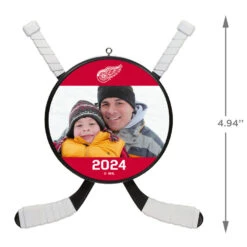 NHL Hockey Personalized Photo Ornament, Detroit Red Wings® -Hallmark Sales Store NHLHockey Personalized Photo Ornament Detroit Red Wings 2499QHE1925B5 03