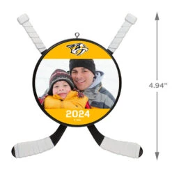 NHL Hockey Personalized Photo Ornament, Nashville Predators® -Hallmark Sales Store NHLHockey Personalized Photo Ornament Nashville Predators 2499QHE1925B3 03