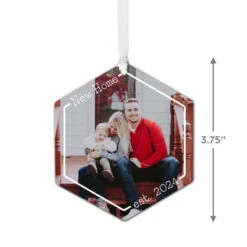 Hallmark New Home Personalized Text And Photo Metal Ornament -Hallmark Sales Store New Home Personalized Christmas Ornament 1OFM1002B1 03