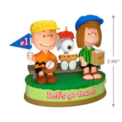 Hallmark The Peanuts® Gang Batter Up! Musical Ornament 8 Hallmark The Peanuts® Gang Batter Up! Musical Ornament -Hallmark Sales Store Peanuts Gang Watching Baseball Keepsake Ornament 3299QXI7059 03