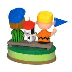 Hallmark The Peanuts® Gang Batter Up! Musical Ornament 11 Hallmark The Peanuts® Gang Batter Up! Musical Ornament -Hallmark Sales Store Peanuts Gang Watching Baseball Keepsake Ornament 3299QXI7059 06