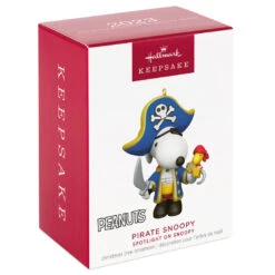 Hallmark Peanuts® Spotlight On Snoopy Pirate Snoopy Ornament -Hallmark Sales Store Peanuts Pirate Snoopy Keepsake Ornament 1699QXR8229 04