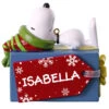 Peanuts® Snoopy Christmas Present Personalized Ornament -Hallmark Sales Store Peanuts Snoopy Christmas Present Personalized Ornament 2499QHE1923B1 01