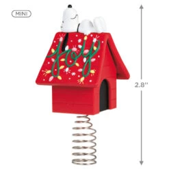 Hallmark Mini The Peanuts® Gang Snoopy Christmas Tree Topper And Tree Skirt, Set Of 2 -Hallmark Sales Store Peanuts Snoopy Mini Keepsake Tree Skirt and Topper 2599QSB6249 03