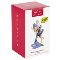 Hallmark Crayola® Periwinkle Fairy Ornament -Hallmark Sales Store Purple Fairy With Crayola Crayon Keepsake Ornament 1899QXI7337 04