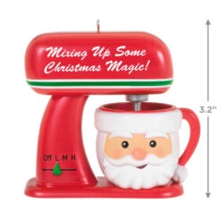 Hallmark Magical Mixer Ornament 8 Hallmark Magical Mixer Ornament -Hallmark Sales Store Red Stand Mixer With Santa Bowl Keepsake Ornament 1699QGO2909 03