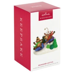 Hallmark Reindeer Antics Ornament -Hallmark Sales Store Reindeer on Snow Tubes Keepsake Ornament 2499QGO2747 04