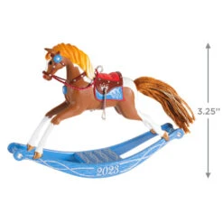 Hallmark Rocking Horse Memories 2023 Ornament -Hallmark Sales Store Rocking Horse Keepsake Ornament 1799QXR8089 03