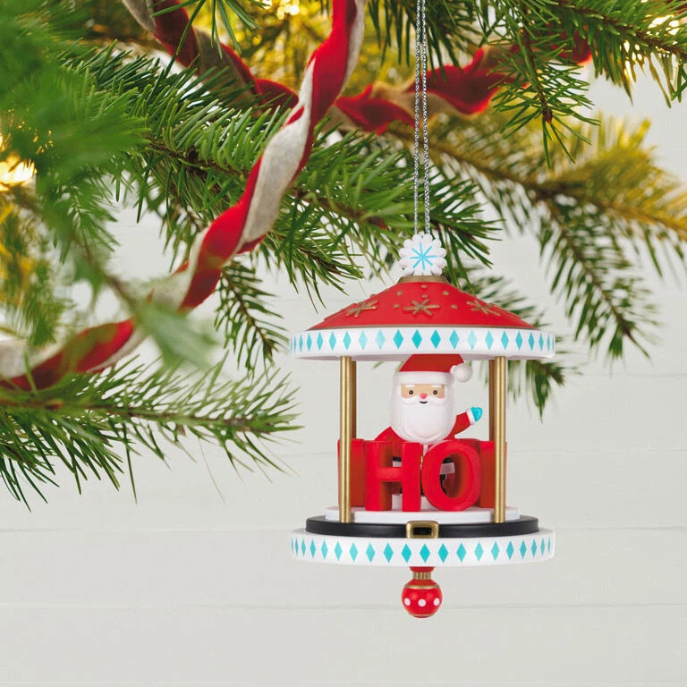 Hallmark Santa-Go-Round Ornament 2 Hallmark Santa-Go-Round Ornament - Image 2