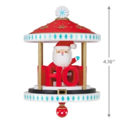 Hallmark Santa-Go-Round Ornament 8 Hallmark Santa-Go-Round Ornament -Hallmark Sales Store Santa Carousel Keepsake Ornament 2299QGO2647 03