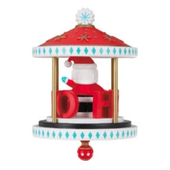 Hallmark Santa-Go-Round Ornament 11 Hallmark Santa-Go-Round Ornament -Hallmark Sales Store Santa Carousel Keepsake Ornament 2299QGO2647 06