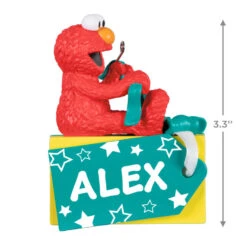 Hallmark Sesame Street® A Gift From Elmo Personalized Ornament -Hallmark Sales Store Sesame Street A Gift From Elmo Personalized Keepsake Ornament 2499QHE2111B1 03