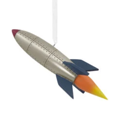 Signature Rocket Ship Hallmark Ornament -Hallmark Sales Store Signature Rocket Ship Christmas Ornament 1HDL2176 06