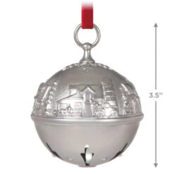Hallmark Ring In The Season Metal Bell Ornament -Hallmark Sales Store Silver Jingle Bell Keepsake Ornament 2699QXR8139 03