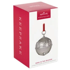 Hallmark Ring In The Season Metal Bell Ornament -Hallmark Sales Store Silver Jingle Bell Keepsake Ornament 2699QXR8139 04
