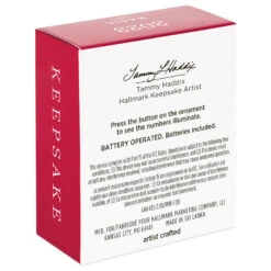 Hallmark Mini A Snowy 2023 Ornament With Light, 1.25" -Hallmark Sales Store Snowman 2023 Keepsake Ornament 1299QXM9209 05