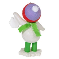 Hallmark Sweet Snowman 2023 Ornament -Hallmark Sales Store Snowman With Snowflake Ornament Keepsake Ornament 3999QGO2777 06