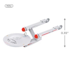 Hallmark Mini Star Trek™ U.S.S. Enterprise NCC-1701 Ornament, 0.035" -Hallmark Sales Store Star Trek USS Enterprise Keepsake Ornament 1099QXM9327 03
