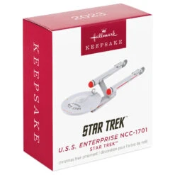 Hallmark Mini Star Trek™ U.S.S. Enterprise NCC-1701 Ornament, 0.035" -Hallmark Sales Store Star Trek USS Enterprise Keepsake Ornament 1099QXM9327 04