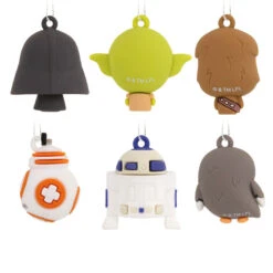 Mini Star Wars™ Shatterproof Hallmark Ornaments, Set Of 6 9 Mini Star Wars™ Shatterproof Hallmark Ornaments, Set Of 6 -Hallmark Sales Store Star Wars Characters Miniature Christmas Ornaments Set of 6 2HCM6129 06