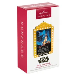 Hallmark Star Wars: A New Hope™ Now Showing Ornament With Light -Hallmark Sales Store Star Wars Movie Poster Keepsake Ornament 2499QXI7149 04