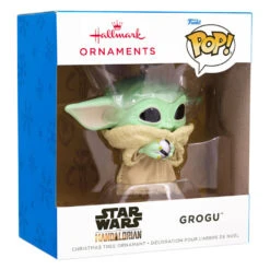 Star Wars: The Mandalorian™ Grogu™ Funko POP!® Hallmark Ornament -Hallmark Sales Store Star Wars The Mandalorian Grogu Funko POP Christmas Ornament 3HCM1098 04