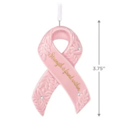 Hallmark Strength Within Pink Ribbon Porcelain Ornament Benefiting Susan G. Komen® 8 Hallmark Strength Within Pink Ribbon Porcelain Ornament Benefiting Susan G. Komen® -Hallmark Sales Store Susan G Komen Pink Ribbon Keepsake Ornament 1999QXI7427 03
