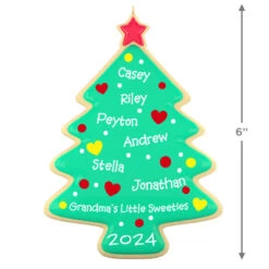 Hallmark Sweet Memories Cookie Tree Personalized Ornament 6 Hallmark Sweet Memories Cookie Tree Personalized Ornament -Hallmark Sales Store Sweet Memories Cookie Tree Personalized Keepsake Ornament 2499QHE2005B1 03