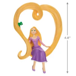 Hallmark Disney Tangled Rapunzel's Heart Of Gold Ornament -Hallmark Sales Store Tangled Rapunzel and Pascal Keepsake Ornament 1899QXD6557 03
