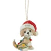 Precious Moments Tangled In Christmas Fun Dog 2023 Ornament, 2.7" -Hallmark Sales Store Tangled in Christmas Fun Dog 2023 Ornament 231008 01