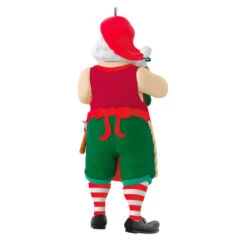 Hallmark Toymaker Santa Surprise Mystery Ornament -Hallmark Sales Store Toymaker Santa Holding Stocking Keepsake Ornament 1999QGO2967 08